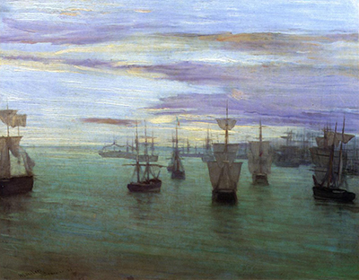 Crepuscule in Flesh Colour and Green: Valparaiso James Abbott McNeill Whistler